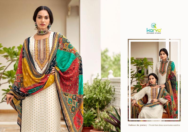 Karva Ranchi Ladies Dress Material Wholesalers in Surat