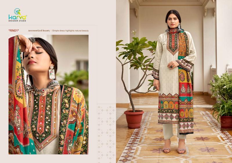 Karva Ranchi Ladies Dress Material Wholesalers in Surat