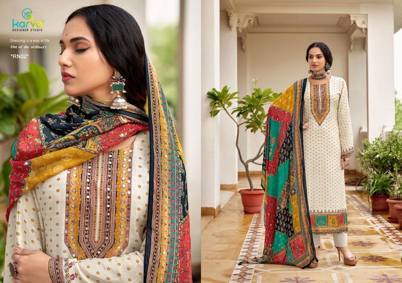 Karva Ranchi Ladies Dress Material Wholesalers in Surat