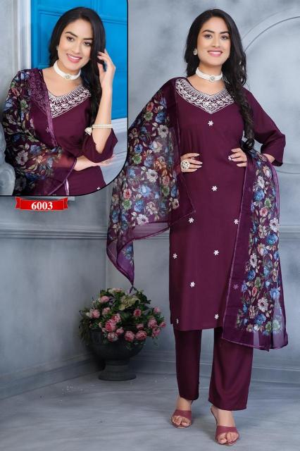 Kashida Shararat Vol 3 buy V neck Kurti in India