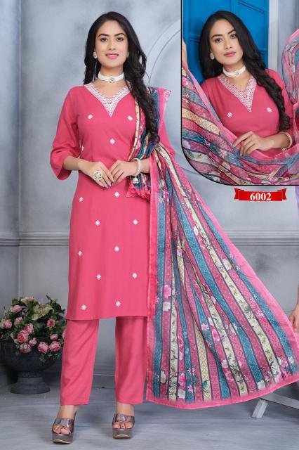 Kashida Shararat Vol 3 buy V neck Kurti in India