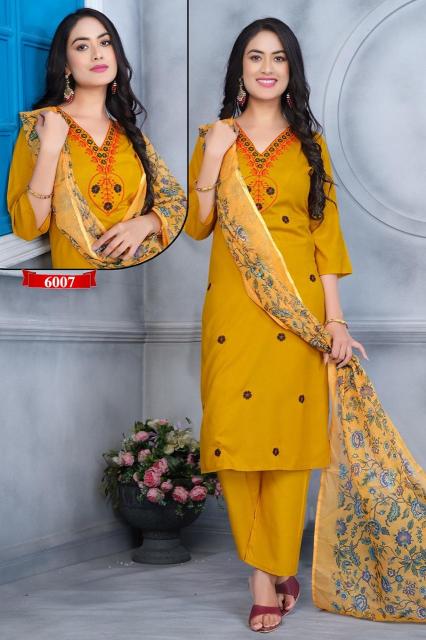 Kashida Shararat Vol 3 buy V neck Kurti in India