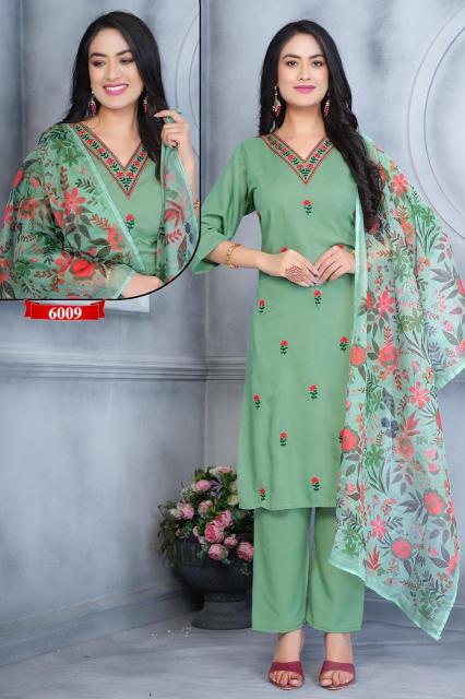 Kashida Shararat Vol 3 buy V neck Kurti in India