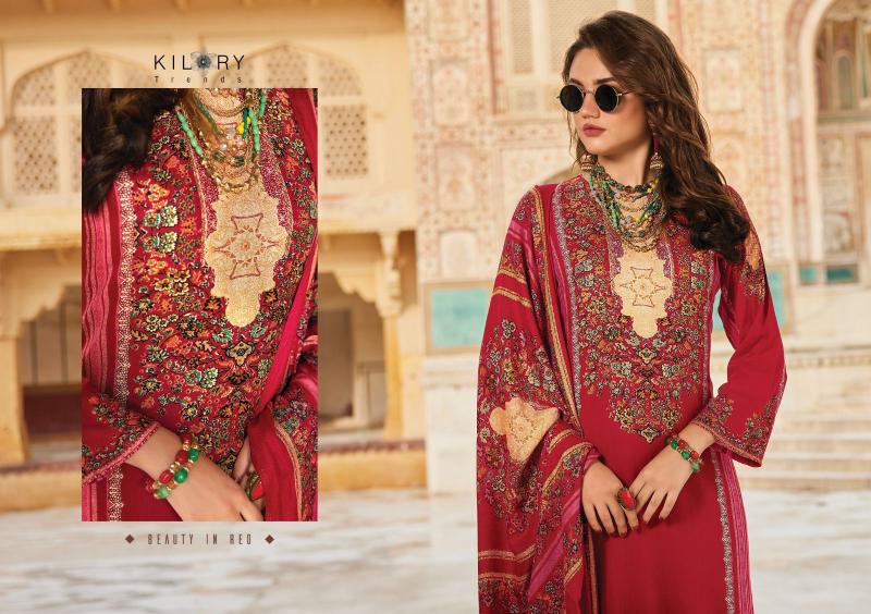 Kilory Naqsh Pashmina Salwar Kameez Wholesale Catalog