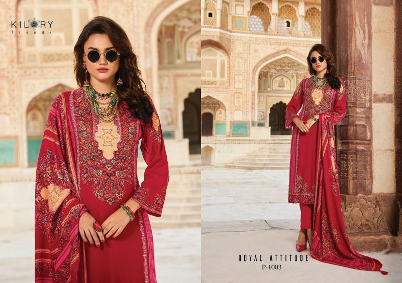 Kilory Naqsh Pashmina Salwar Kameez Wholesale Catalog