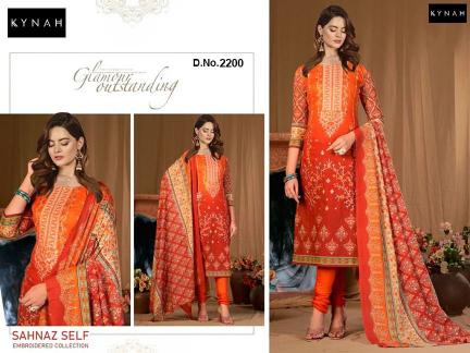 Kynah 2200 Cotton Dupatta Pakistani Lawn Suits in Surat