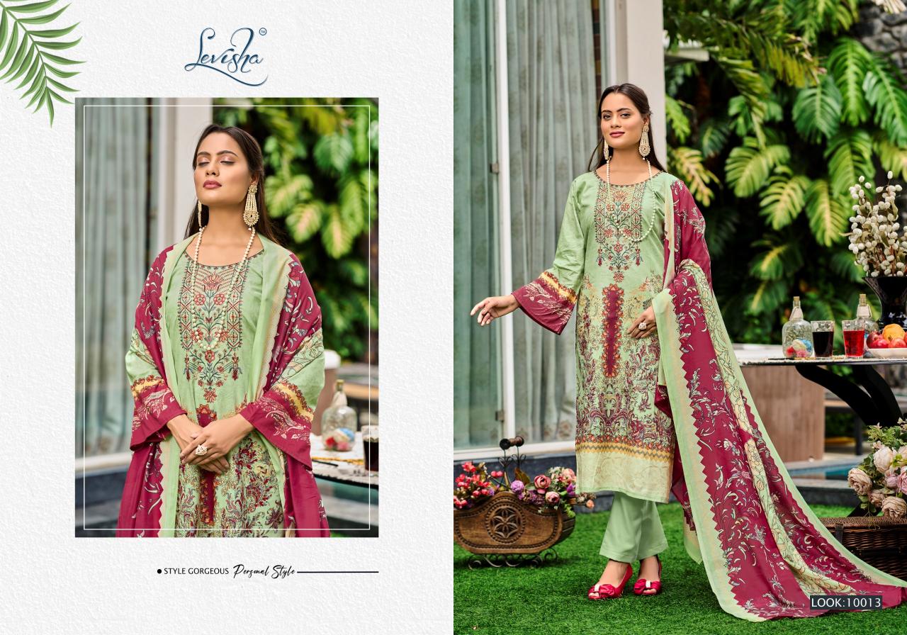 Levisha Naira Nx Vol 10 Dress Material Wholesale Catalog