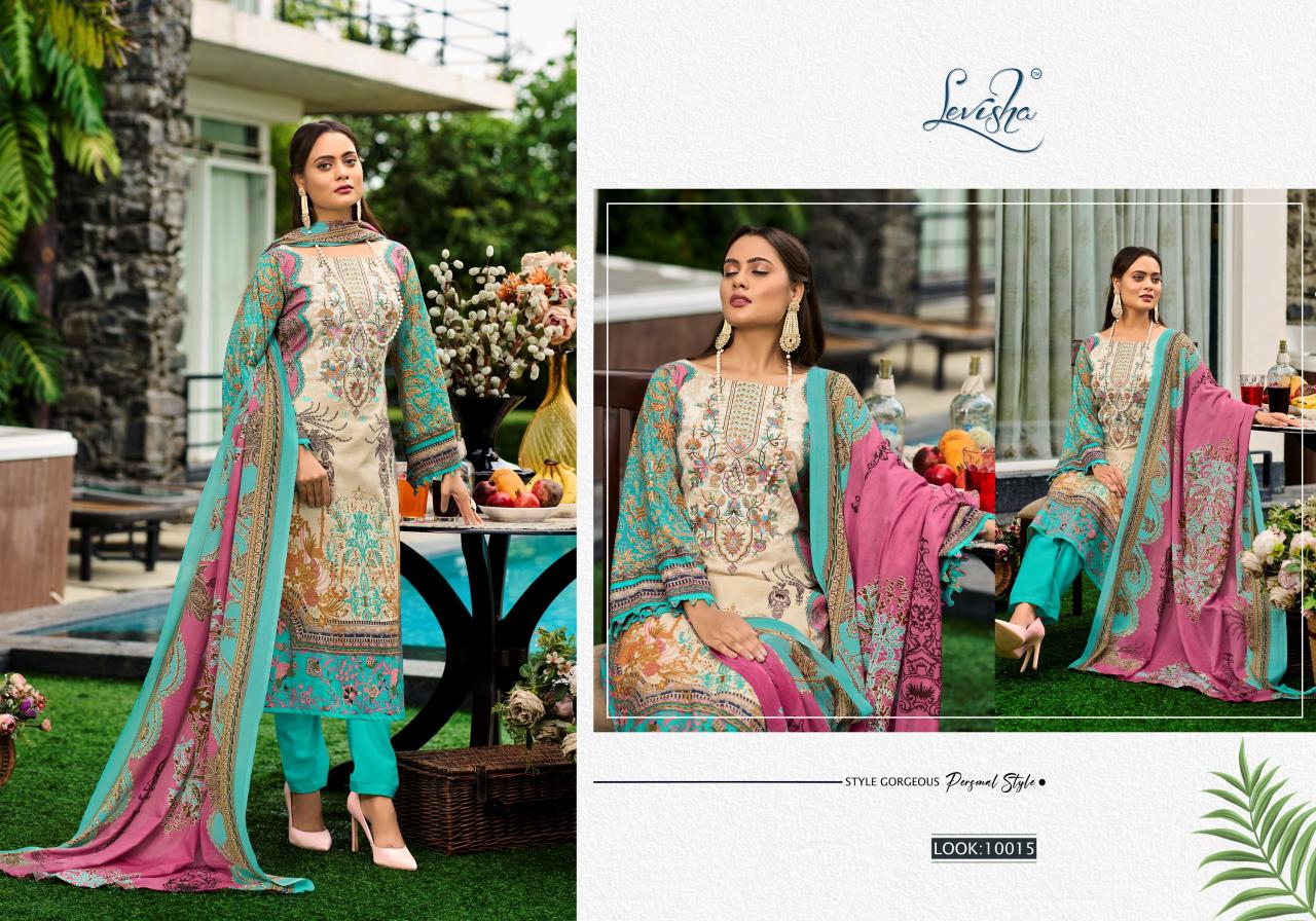 Levisha Naira Nx Vol 10 Dress Material Wholesale Catalog