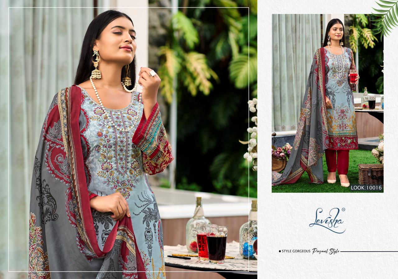 Levisha Naira Nx Vol 10 Dress Material Wholesale Catalog