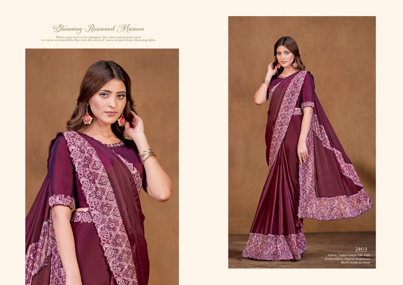 MAHOTSAV MOHMANTHAN 24400 SERIES ADAH Surat Wholesale Bazaar Saree