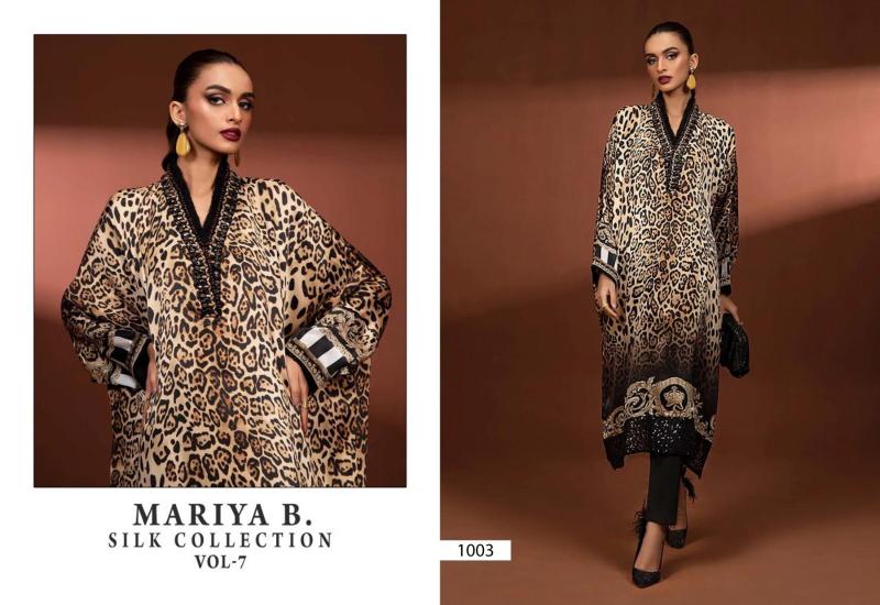 MARIA B SILK COLECTION VOL-07 Salwar Kameez Wholesale Catalog
