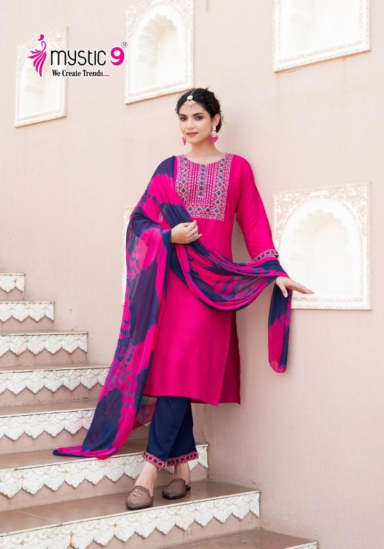MYSTIC 9 Janki Vol 1 wh Kurtis Online India