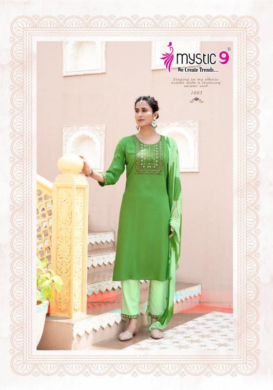 MYSTIC 9 Janki Vol 1 wh Kurtis Online India
