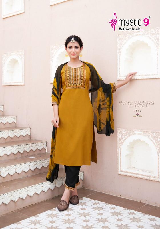 MYSTIC 9 Janki Vol 1 wh Kurtis Online India