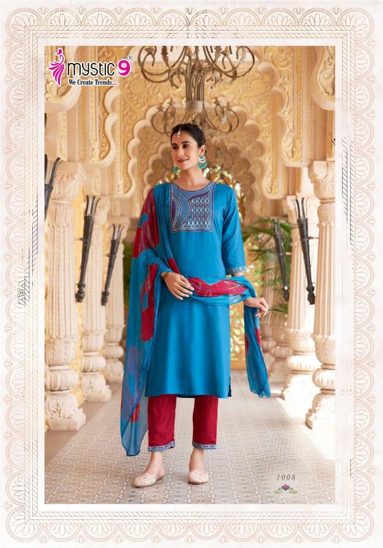 MYSTIC 9 Janki Vol 1 wh Kurtis Online India