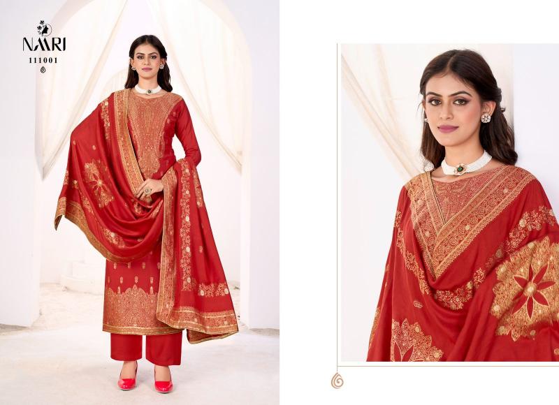 Naari Gul Preet Pashmina Salwar Kameez Wholesale Catalog