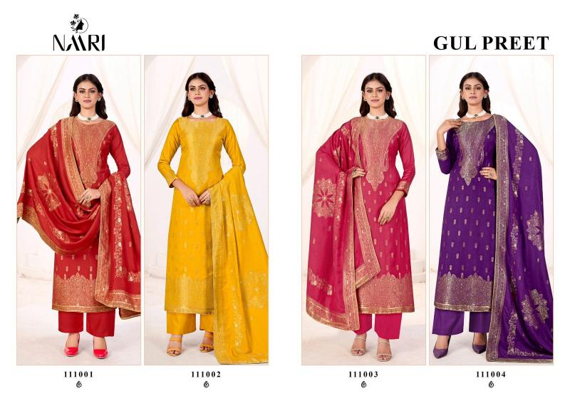 Naari Gul Preet Pashmina Salwar Kameez Wholesale Catalog