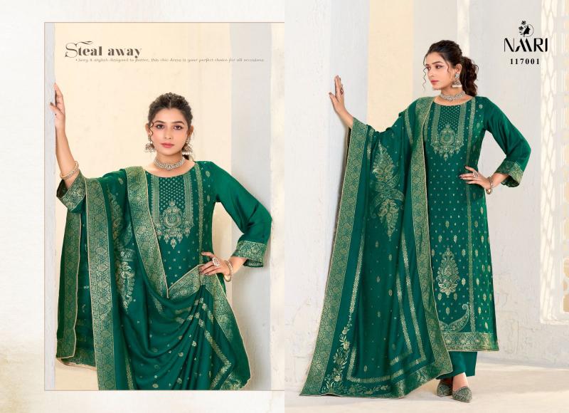 Naari Gulistan Pashmina Jaqcard Salwar Kameez Wholesale Catalog
