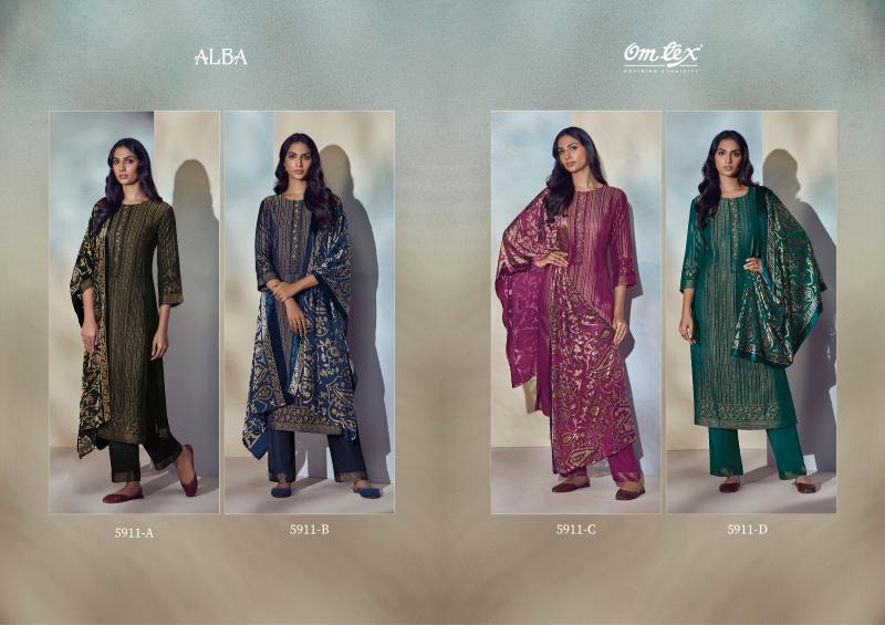 Omtex Alba Salwar Kameez Wholesale Catalog 