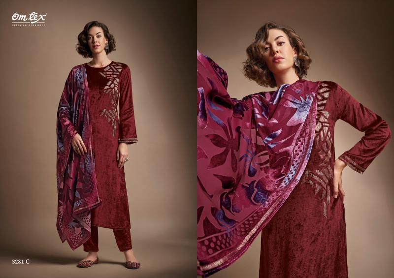 Omtex Daira Vol 2 Viscose Velvet Salwar Kameez Wholesale Catalog
