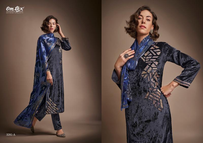 Omtex Daira Vol 2 Viscose Velvet Salwar Kameez Wholesale Catalog