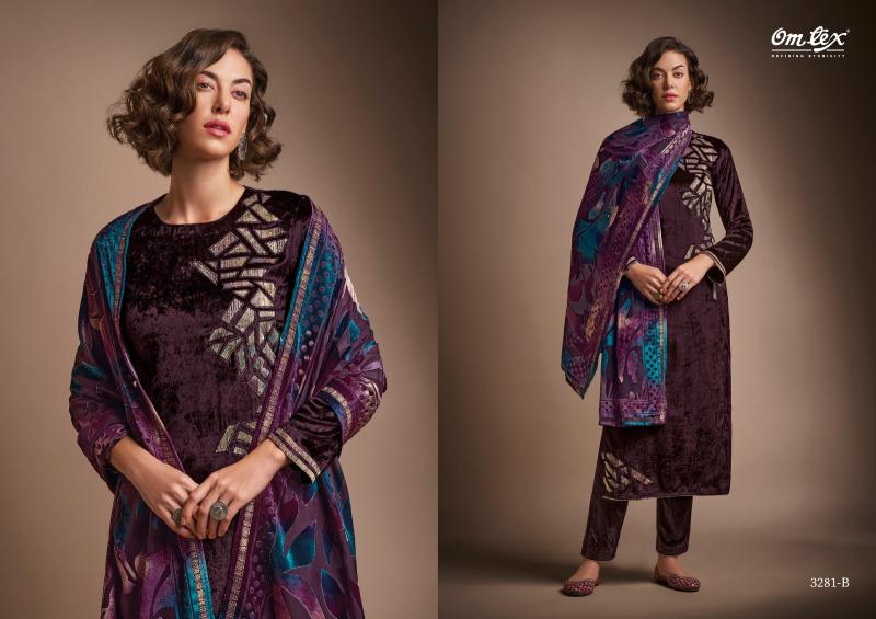 Omtex Daira Vol 2 Viscose Velvet Salwar Kameez Wholesale Catalog