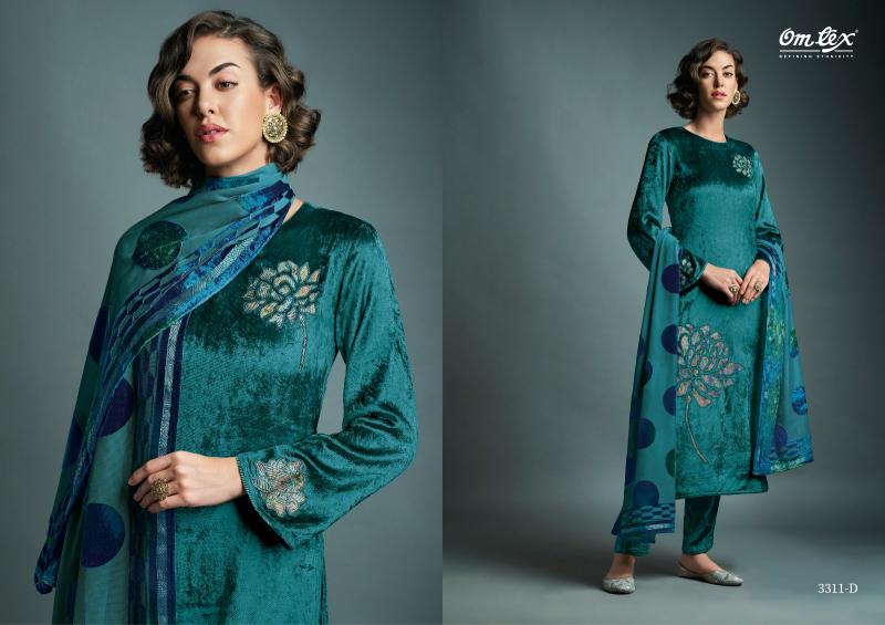 Omtex Daira Vol 3 Viscose Velvet Salwar Kameez Wholesale Catalog
