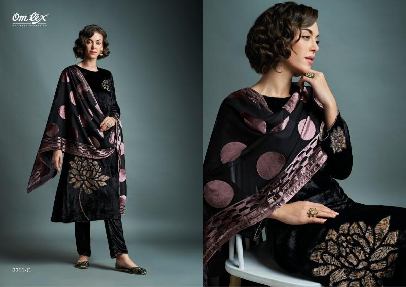 Omtex Daira Vol 3 Viscose Velvet Salwar Kameez Wholesale Catalog