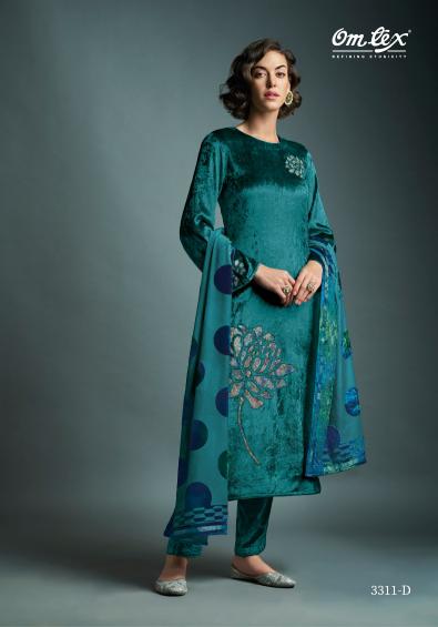 Omtex Daira Vol 3 Viscose Velvet Salwar Kameez Wholesale Catalog