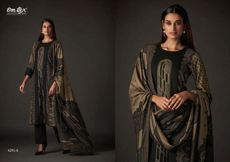 Omtex Desi Dazzle Pashmina Digital Printed Salwar Kameez Wholesale Catalog