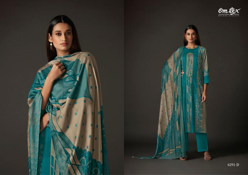 Omtex Desi Dazzle Pashmina Digital Printed Salwar Kameez Wholesale Catalog