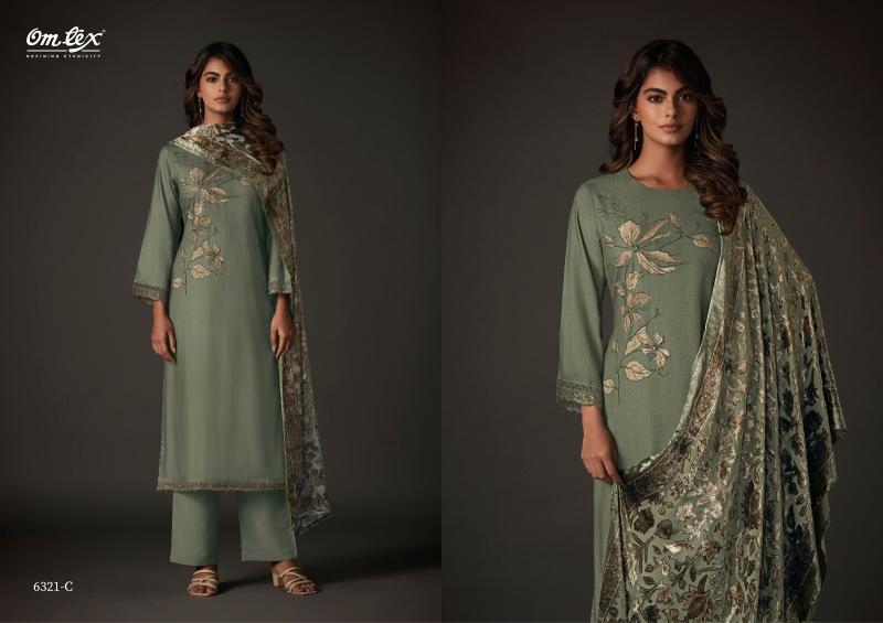 Omtex Nimaya Pashmina Digital Printed Salwar Kameez Wholesale Catalog