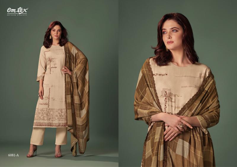 Omtex Nixi Pashmina Digital Printed Salwar Kameez Wholesale Catalog