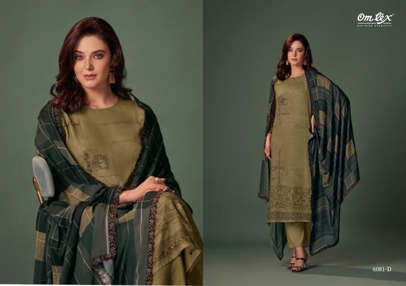 Omtex Nixi Pashmina Digital Printed Salwar Kameez Wholesale Catalog