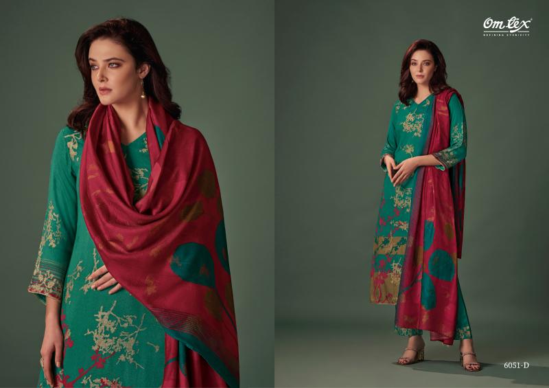 Omtex Ryker Pashmina Jaqcard Salwar Kameez Wholesale Catalog