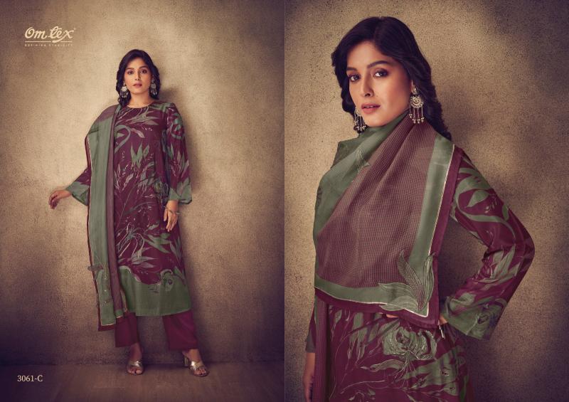 Omtex Vaari-X Pashmina Digital Printed Salwar Kameez Wholesale Catalog