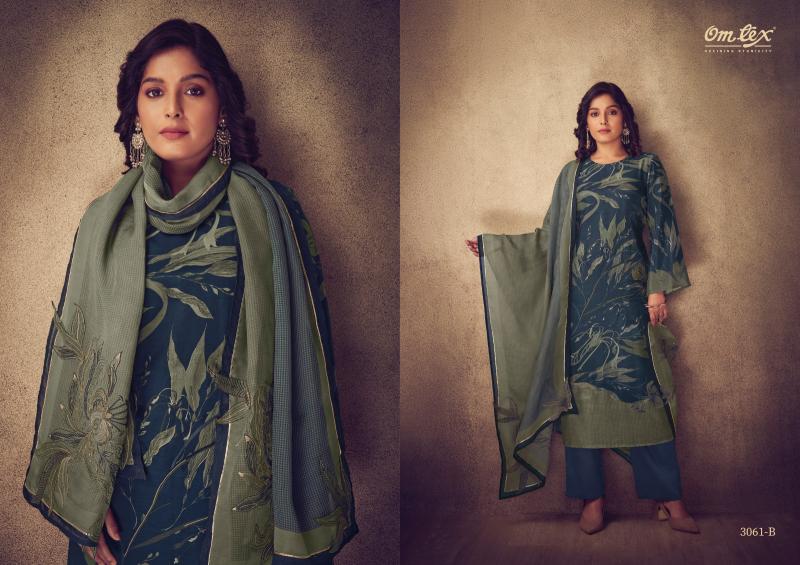 Omtex Vaari-X Pashmina Digital Printed Salwar Kameez Wholesale Catalog
