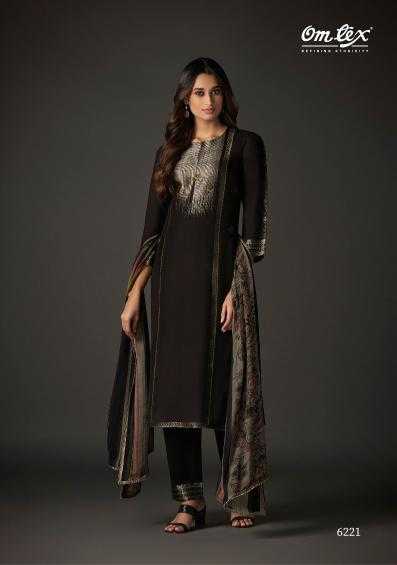 Omtex Vynka Silk Jacquard With Handwork Salwar Kameez Wholesale Catalog