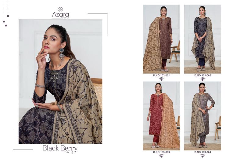 Radhika Azara Black Berry Vol 14 Wholesale Dress Material in delhi