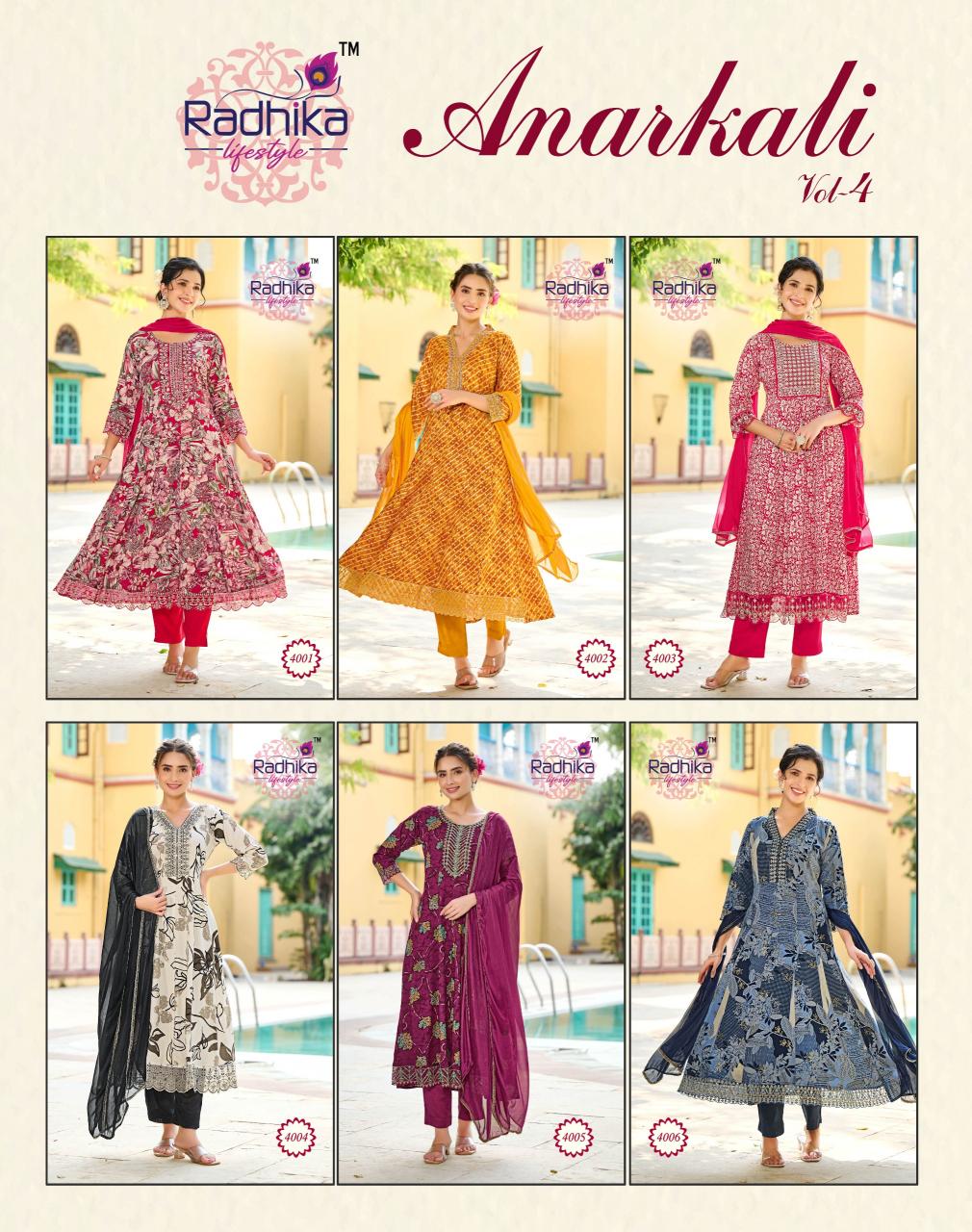 RADHIKA lifestyle ANARKALI Vol 4 Woman Kurti Brands in India