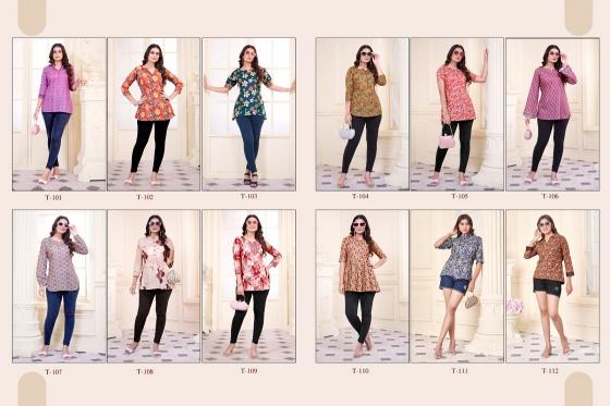 Rahi Fab Tunic Vol-1 – Short Tunic Tops - Wholesale Catalog