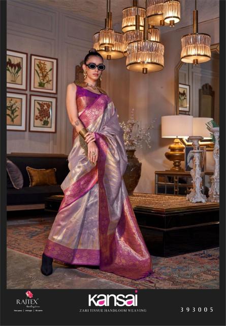 Rajtex Kansai Handwoven Fancy types of Sarees in india