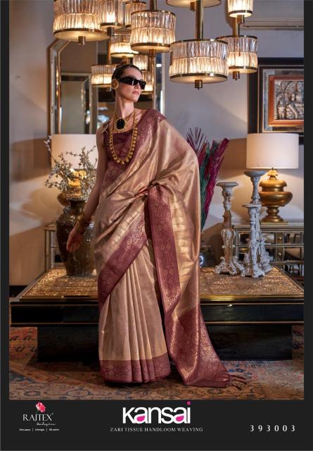 Rajtex Kansai Handwoven Fancy types of Sarees in india