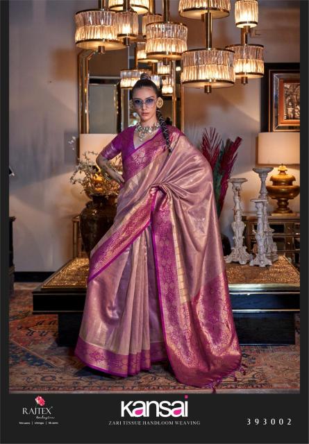Rajtex Kansai Handwoven Fancy types of Sarees in india