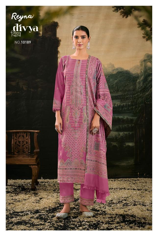 Reyna Divya Pure Pashmina Salwar Kameez Wholesale Catalog