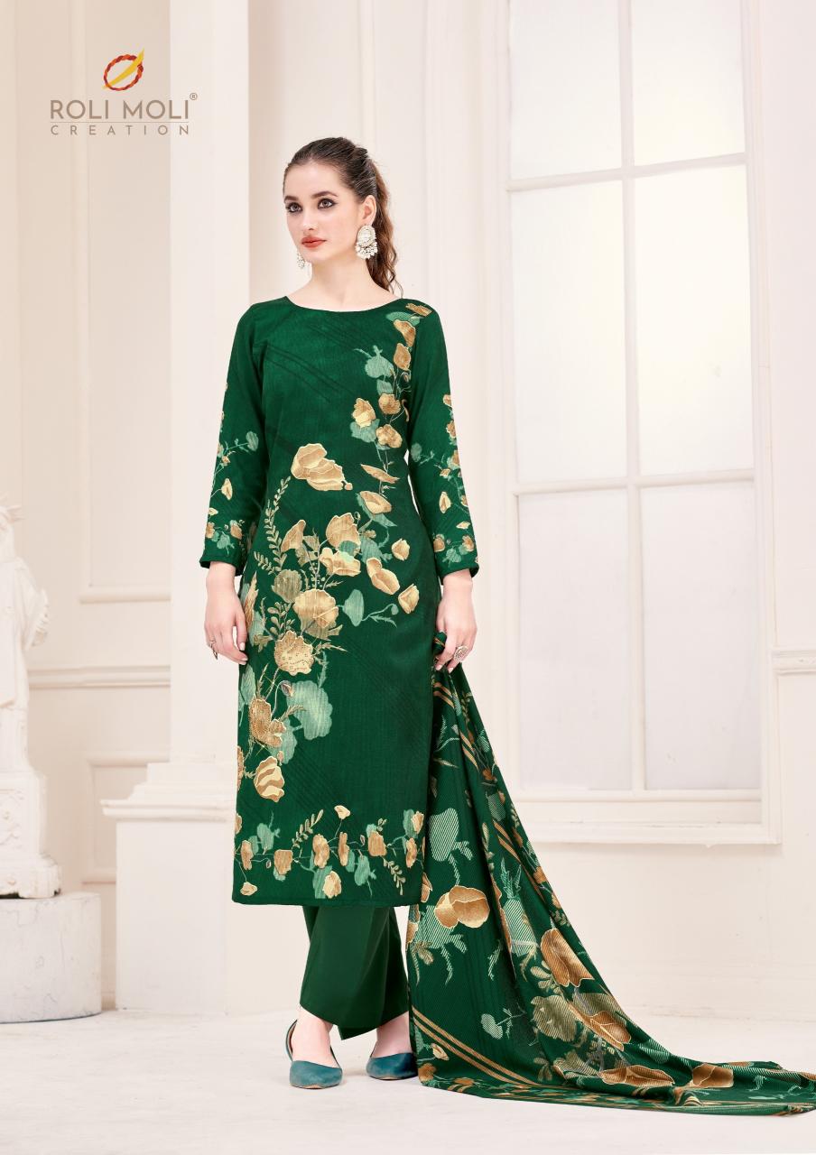 Roli Moli Nusrat Pashmina wholesale dress materials in jetpur