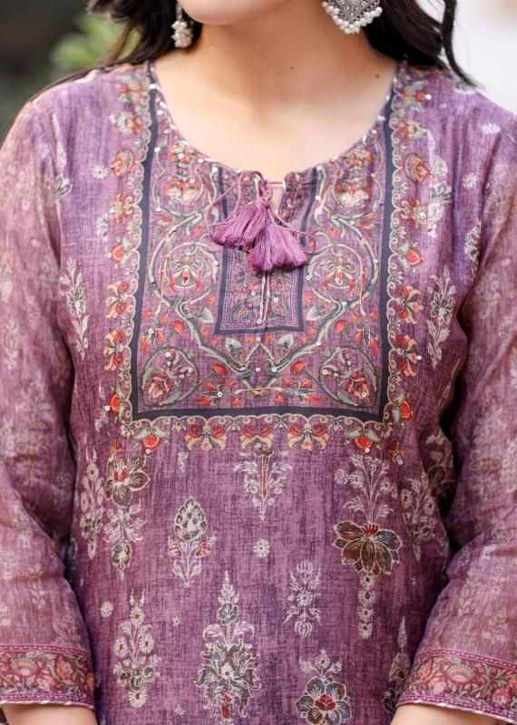Sabella Chanderi Silk Kurtis Online India