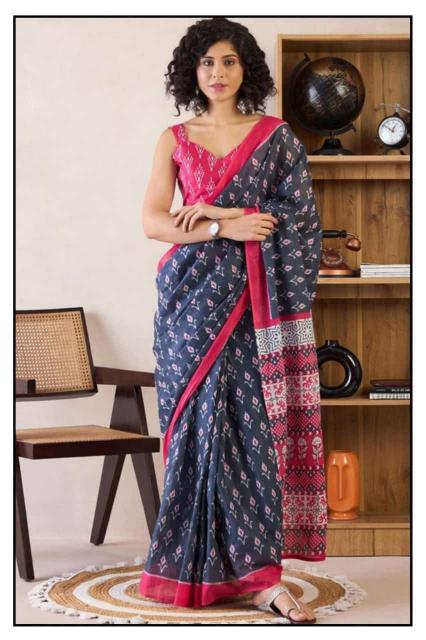 Sabella Cotton Saree 0.10 Surat Sarees Wholesale dealers in surat