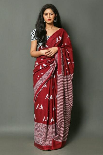 Sabella Cotton Saree 0.12 Surat Saree wholesale in online