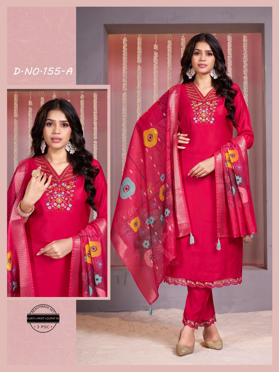 Sabella D no.154 and 155 A-B Buy Women Silk Kurti Online India